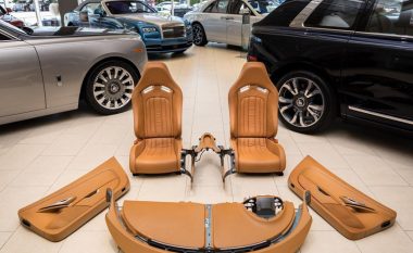 Vetëm enterieri i këtij Bugatti Veyron kushton më shtrenjtë se një veturë luksoze (Foto)