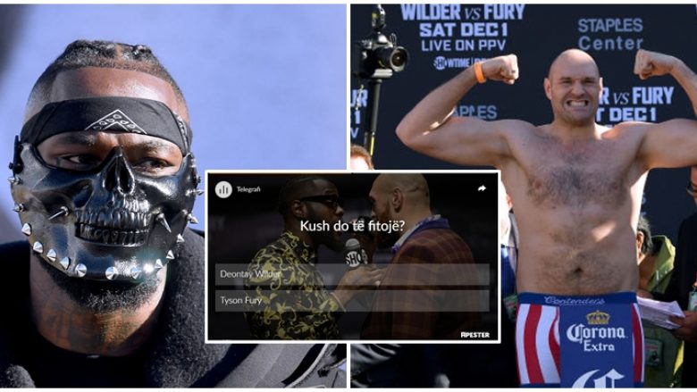 Sondazhi për Wilder-Fury: 20 mijë lexues të Telegrafit japin parashikimin e tyre për fituesin e titullit të WBC-së