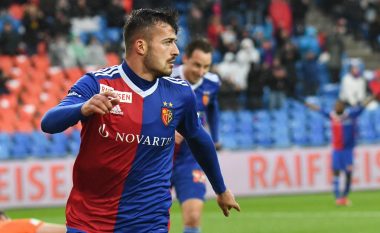 Albian Ajeti shënon në fitoren e Baselit ndaj Zurichut të tre shqiptarëve