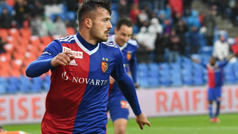 Albian Ajeti shënon në fitoren e Baselit ndaj Zurichut të tre shqiptarëve