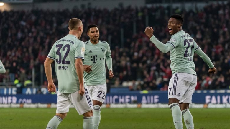 Bayerni vazhdon me fitore, triumfon thellë në udhëtim te Hannoveri