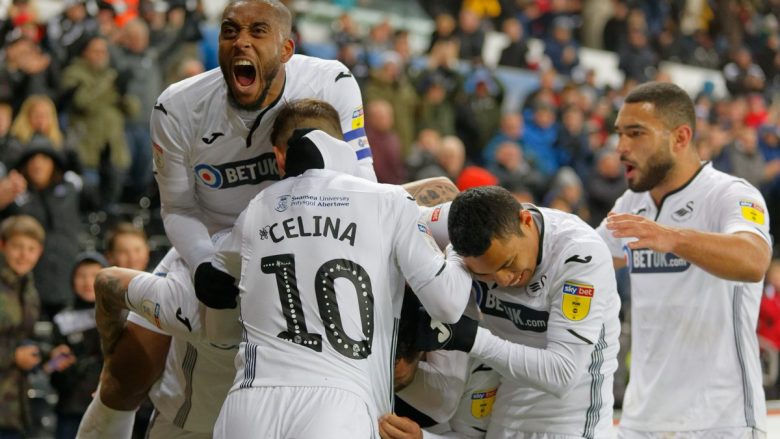 Celina shënon gol të bukur dhe asiston në fitoren e Swansea