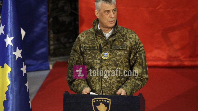 Presidenti Thaçi propozon rritje të pagës për ushtarët e FSK-së