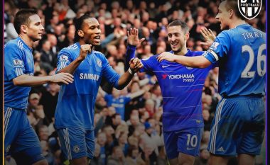 Hazard pas rekordit: Dua të bëhem legjendë e Chelseat si Lampard, Terry e Drogba