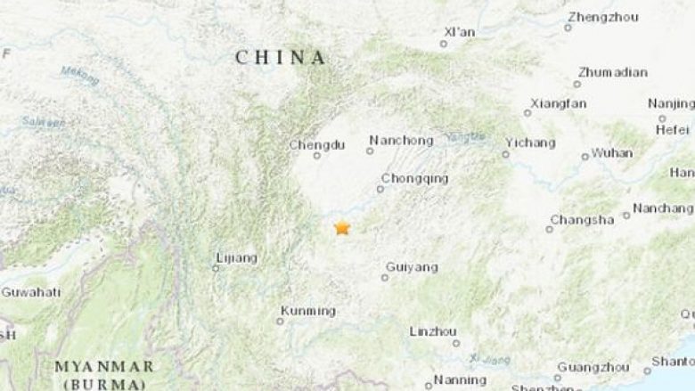 Një tërmet prej 5.7 ballësh godet Kinën