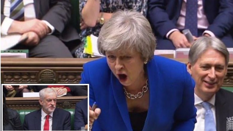 “Grua budallaqe”: Corbyn mohon të ketë thënë ato fjalë për kryeministren britanike, të tjerët mendojnë ndryshe! (Video)