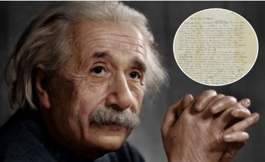 U shit për 2,9 milionë dollarë, zbulohet se çfarë përmban “Letra e Zotit” e gjeniut Albert Ajnshtajn (Foto)
