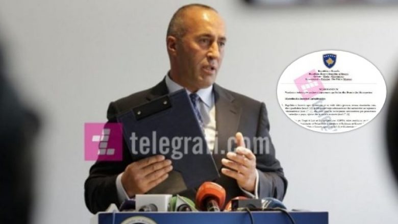 Letra dërguar shteteve të BE-së dhe SHBA-së, Haradinaj sqaron se pse vendosi taksën për produktet serbe (Dokument)