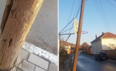 Shtylla elektrike rrezikon banorët e fshatit Lebanë