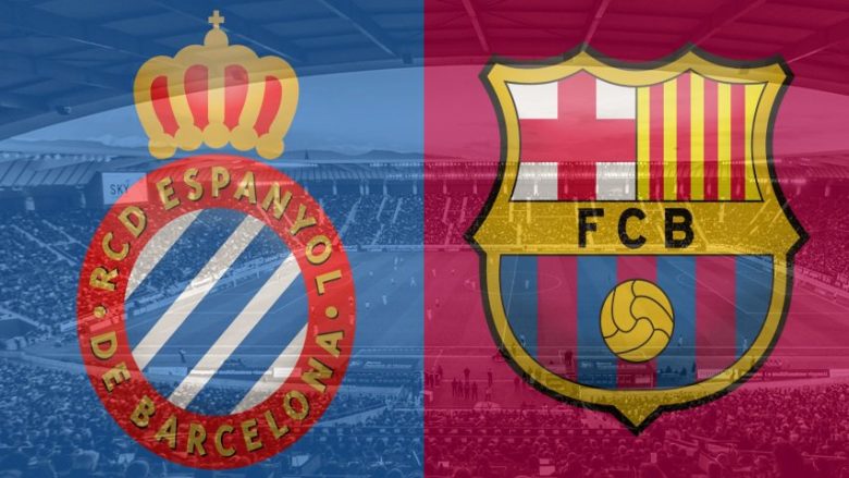 Espanyol – Barcelona, formacionet zyrtare të derbit katalunas