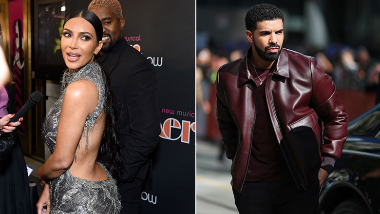 Vjen reagimi i Kim Kardashianit pasi Drake kërcënoi burrin e saj, reperin Kanye West