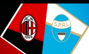 Milan – Spal, formacionet zyrtare