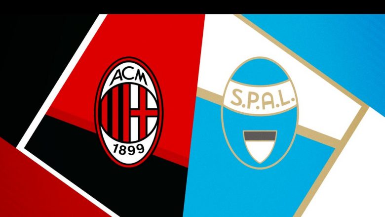 Milan – Spal, formacionet zyrtare