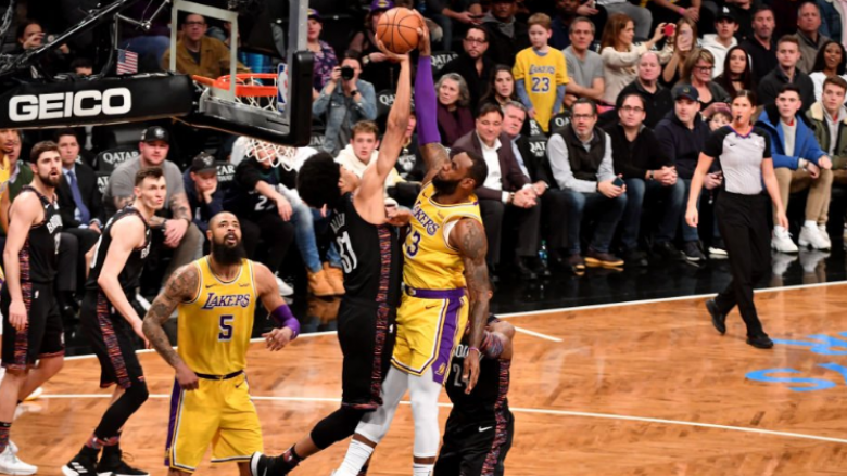 As 36 pikët e LeBron Jamesit nuk e ndihmojnë Lakersin, pësojnë humbje ndaj Netsave