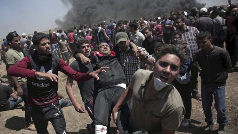 Protesta e përjavshme në Gaza, mbi 28 palestinezë të plagosur