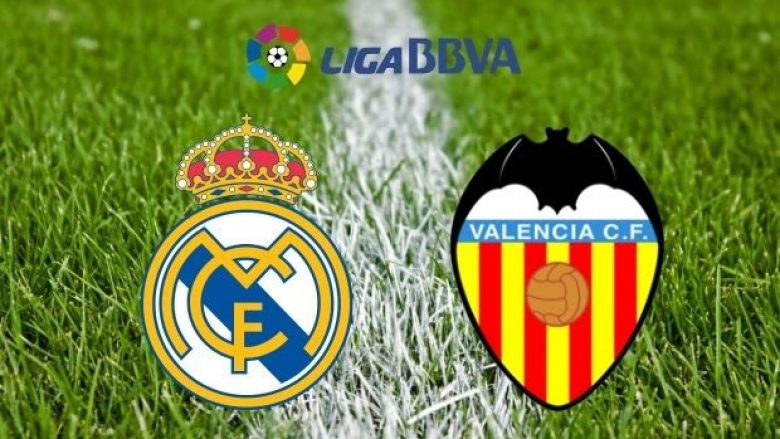 Real Madrid – Valencia, formacionet zyrtare të derbit të javës në La Liga