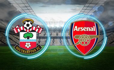 Southampton – Arsenal, formacionet zyrtare