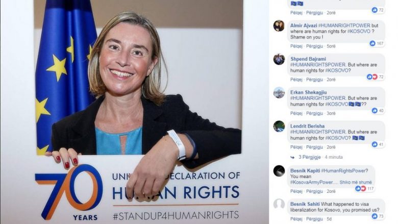 Mijëra kosovarë iu vërsulën për vizat, Federica Mogherini u përgjigjet me një koment