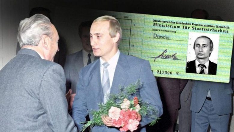 Bild publikon një kartë identiteti të Vladimir Putinit si agjent i Gjermanisë Lindore (Foto)