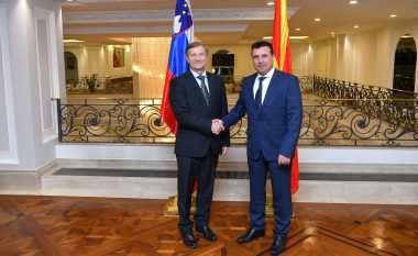 Zaev: Sllovenia është pika e kontaktit në procesin përfundimtar të nënshkrimit të protokollit për anëtarësim në NATO