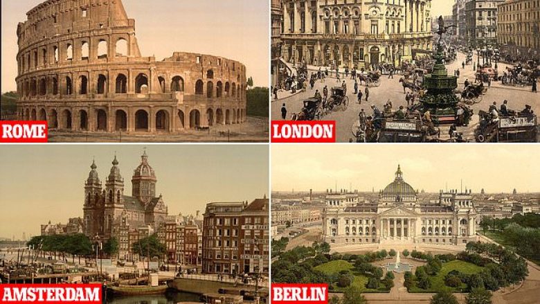 Si janë dukur qytetet më të bukura të Evropës 100 vite më parë, dallimi atëherë dhe tani (Foto)