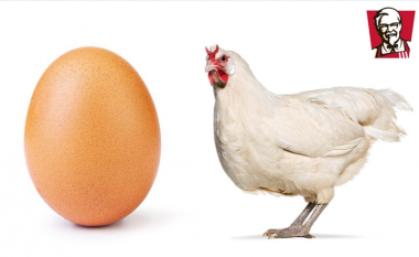 Pas rekordit historik të vezës në Instagram, reagon KFC: Ne e dimë kush është e para (Foto)