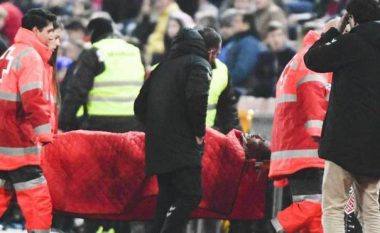 Rey Manaj dërgohet në spital, merr dëmtim në kokë në derbin e Segunda Division