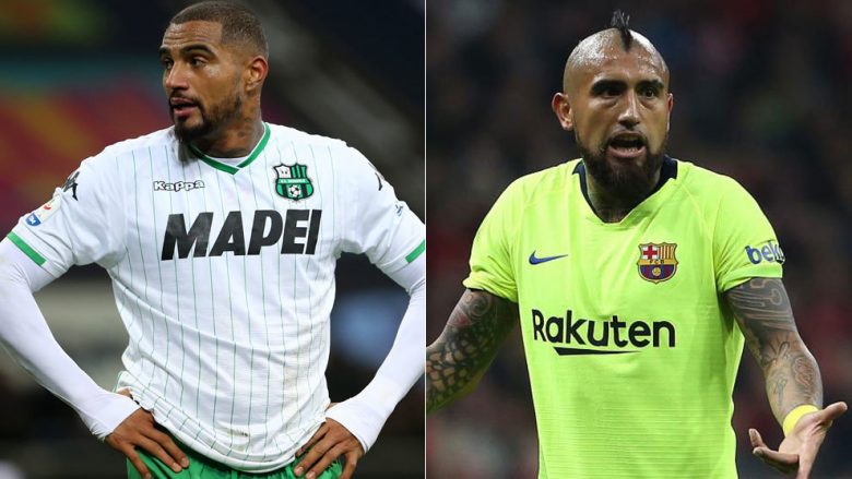 Barcelona tani mendon edhe me muskuj: Arturo Vidal dhe Kevin-Prince Boateng, tregojnë se humbja nga Roma nuk është harruar