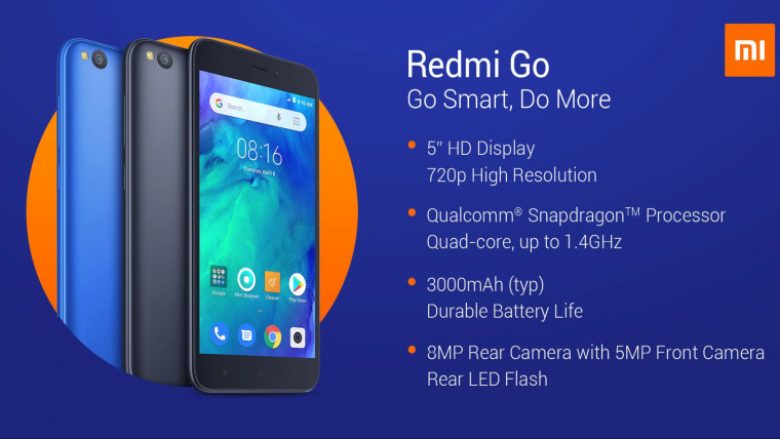 Xiaomi debuton telefonin e ri, Redmi Go