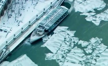 Temperaturat e ulëta godasin SHBA-në, lumi i Chicagos ngrihet (Video)