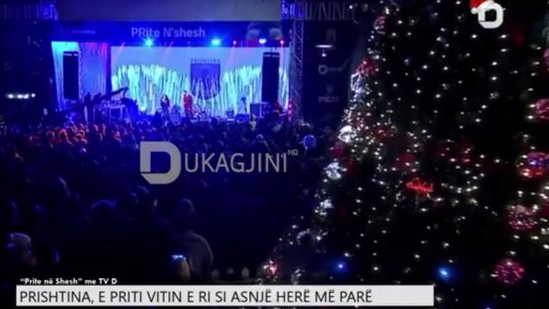 Prishtina e priti Vitin e Ri si asnjë herë më parë (Video)
