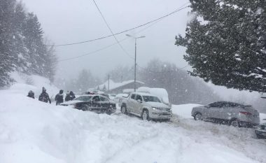 Bora vështirëson qarkullimin drejt Brezovicës