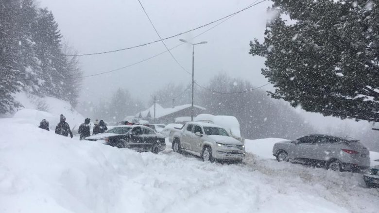 Bora vështirëson qarkullimin drejt Brezovicës