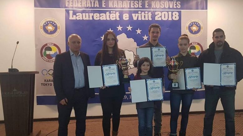 Klubi i Karatesë Prishtina fiton çmime të rëndësishme në shpalljen e ‘Laureatëve për vitin 2018’