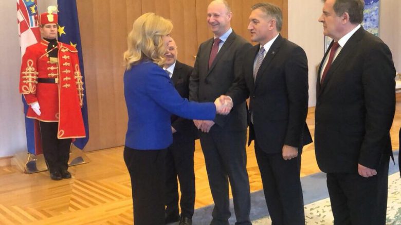 Ministri Beqaj takohet me Presidenten e Kroacisë