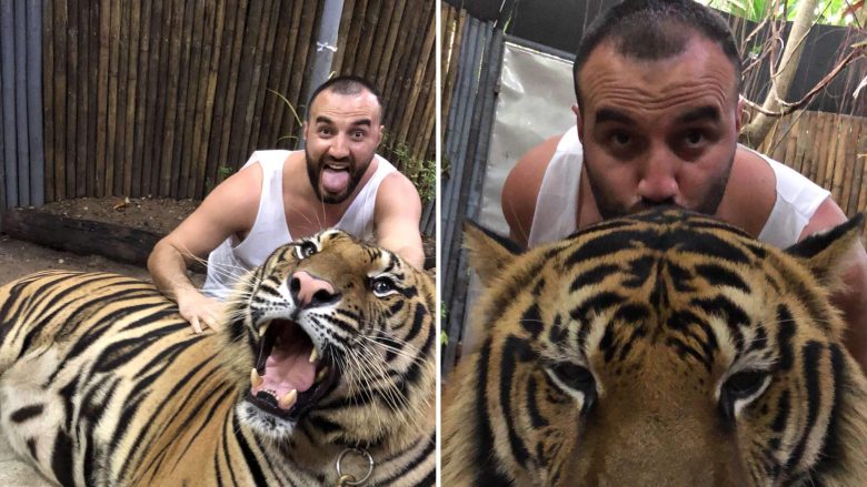 DJ Dagz dhe PM shijojnë pushimet në Tajlandë, fotografohen pranë kafshëve të egra në kopshtin zoologjik