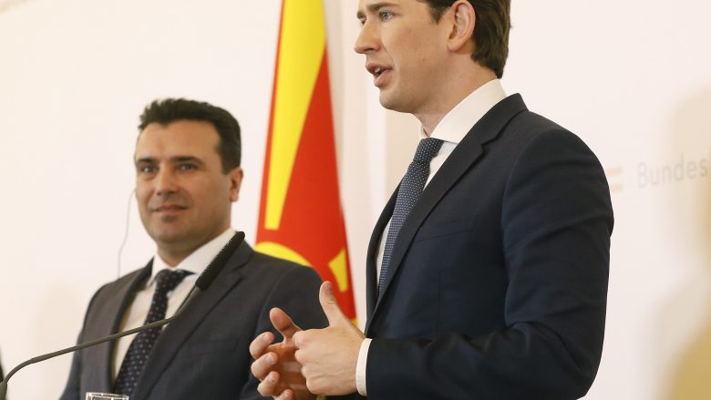 Zaev-Kurz: Austria mbetet partner i fuqishëm i Republikës së Maqedonisë