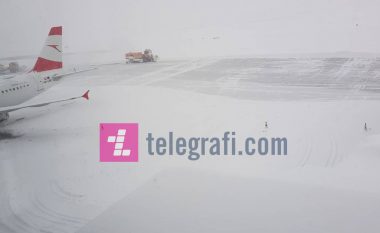 Bora shkakton vonesa në fluturimet nga Aeroporti “Adem Jashari”