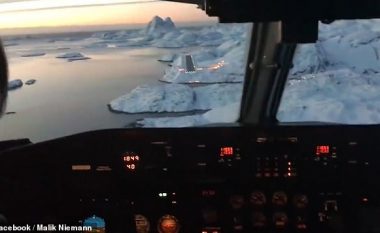 Aterrimi në aeroportin e Grenlandës që ‘ngjanë me një galaktikë shumë të largët’ (Video)