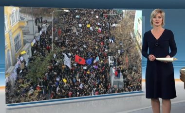 Protesta e studentëve në Tiranë pasqyrohet edhe nga mediat gjermane (Video)