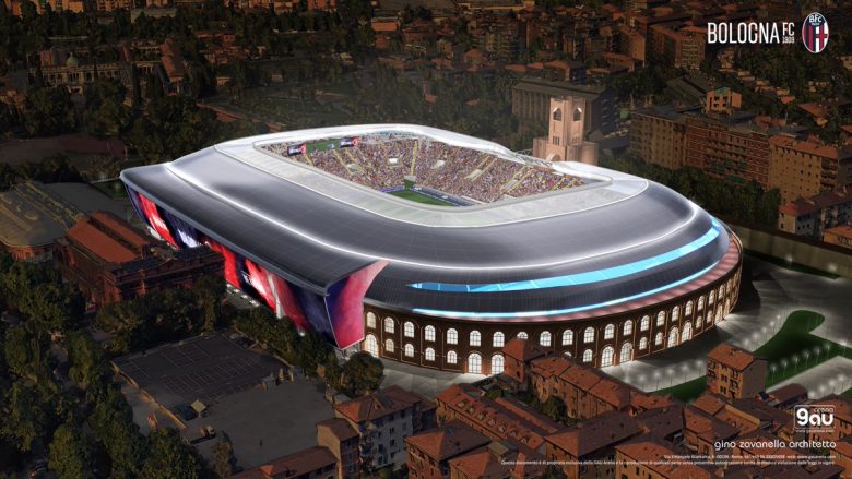 Bologna rinovon stadiumin ‘Dall’Ara’, bukuri arkitekturore mes klasikes dhe modernes