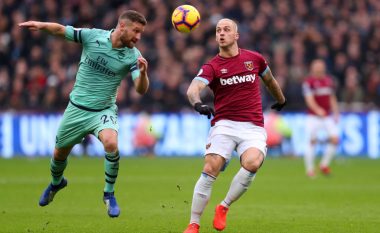 West Ham 1-0 Arsenal: Notat e Xhakës, Mustafit dhe të tjerëve