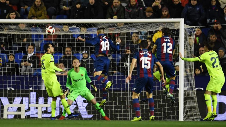 Barcelona humb nga Levante, kualifikimin e kërkon pas një jave në Camp Nou