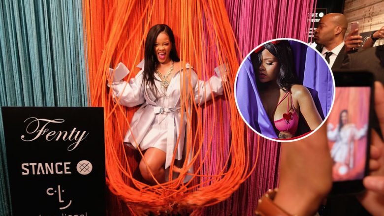 Rihanna shfaqet teje provokuese në promovimin e koleksionit të bikinive të reja