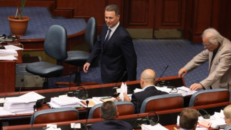 Kuvendi konstaton dorëheqjen e Gruevskit, ish-kryeministri nuk është më deputet
