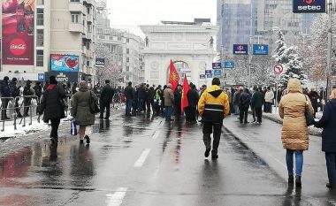 Para Kuvendit të Maqedonisë protestohet kundër ndryshimeve kushtetuese