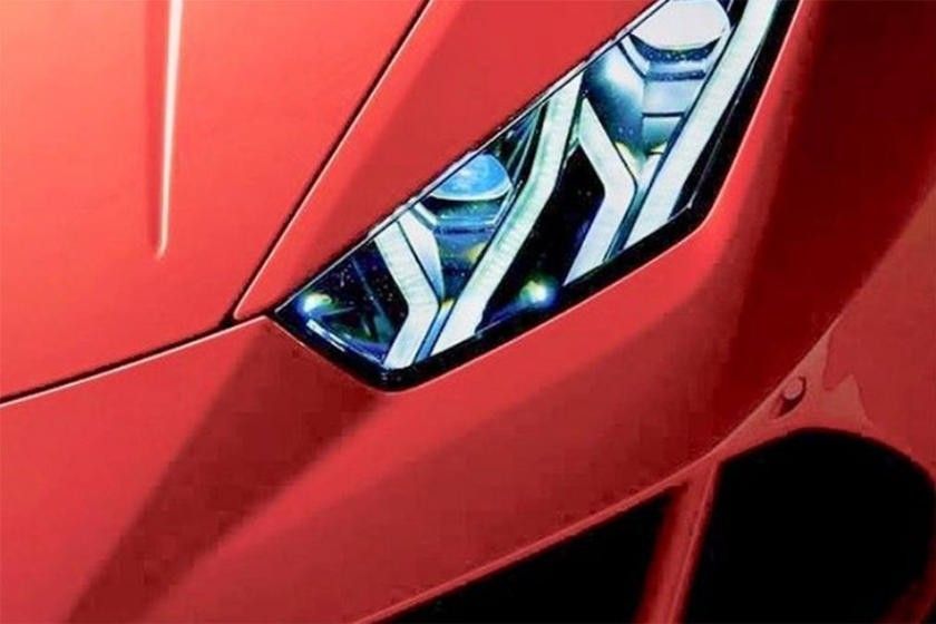 The image that shows the whole Huracan Evo (Photo) is