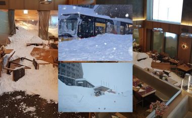 Orteku “shpërthen” brenda restorantit në Zvicër, derisa klientët ishin duke ngrënë – bora “varros” 25 vetura, tre të lënduar (Foto/Video)