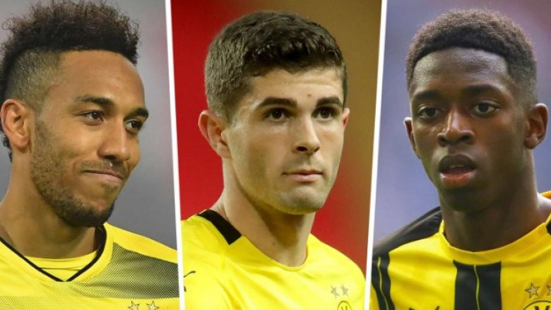 “Fabrika e parave” e mban emrin e Borussia Dortmundit – 400 milionë euro shitje në pesë vite me yje si Dembele, Aubameyang e Pulisic