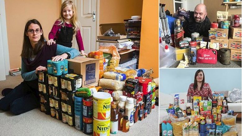 Afrohet votimi i marrëveshjes për Brexit, disa familje britanike “përgatiten për më të keqen” – sigurojnë ushqim dhe gjëra të nevojshme (Foto)